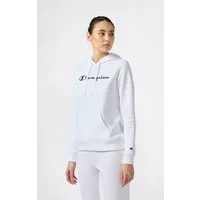 Champion Kapuzensweatshirt mit Rundhalsausschnitt, Langarm, aus Baumwolle und Polyester