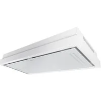 GURARI Deckenhaube GCH C 343 90 WH PRIME/ GCH C 343 90 WH PRIME, Einbau Dunstabzugshaube 90cm/ Weiß Glas/ Saugstark 1000m³
