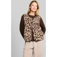 TOM TAILOR Sweatshirt Strick & Sweatshirts Boxy Fit Teddy Weste mit Taschen