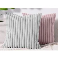 Amilian Dekokissen Sofakissen Couchkissen 2er Set Zierkissen mit Kissenfüllung, (2 Stück), 40x40 cm, Dekokissen mit Füllung und Bezug, Wohnkissen