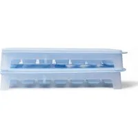 TUPPERWARE Eiswürfelform Eiswürfler (2) hellblau-weiß