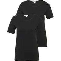 s.Oliver T-Shirt (2-tlg) aus Interlockjersey im 2er-Pack