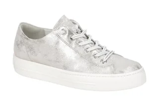 Paul Green Damenschuhe 4081-03x Sneaker Grau Mineral XL Plateau Gummisohle