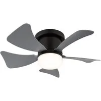 GLOBO LIGHTING Deckenleuchte, LED-Leuchtmittel fest verbaut, Warmweiß, Neutralweiß, Tageslichtweiß, Deckenventilator Deckenleuchte LED Wohnzimmerlampe Dimmbar