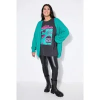 Studio Untold Strickjacke Strickjacke oversized V-Ausschnitt