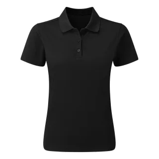 Premier Womens/Ladies Sustainable Polo Shirt (Schwarz)