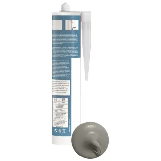 Fischer Sanitärsilikon Sanitary Pro SI (DSSA) sanitärgrau 310 ml - 512209
