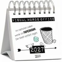 Korsch Verlag Wandkalender Visual Words Office 2027