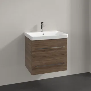 Villeroy und Boch Avento Waschtisch-Unterschrank A88900VH 58 x 51,4 x 45,2 cm, 2 Auszüge, wandhängend, Arizona Oak