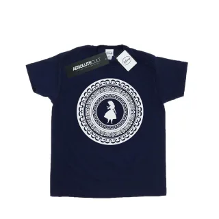 Disney - "Alice In Wonderland Circle" T-Shirt für Herren (Marineblau)