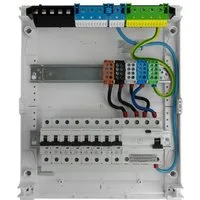 Doktorvolt Stromverteiler Sicherungskasten Hager Aufputz 8xMCB 1xRCCB Verteilerschrank VDE
