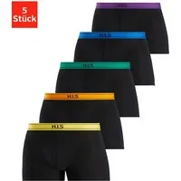 H.I.S Boxer Boxershorts für Herren (Packung, 5-St) mit Steifen und Logo im Bund