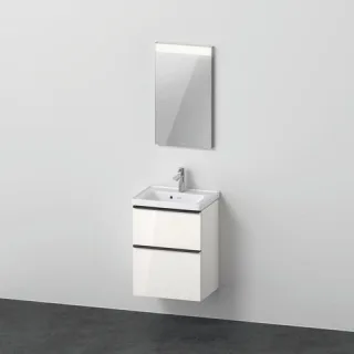 Duravit D-Neo Möbelwaschtisch mit Waschtischunterbau und Spiegel 500x400x2000 mm - DE0143022220000 DE0143022220000