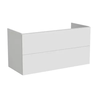 VitrA New Metropole Pure Waschtischunterschrank mit 2 Vollauszügen 118 x 52 x 60 cm Matt,67405 67405