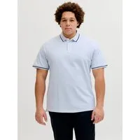 Jack & Jones PlusSize Poloshirt JJEPAULOS POLO SS NOOS PLS Baumwolle, regular fit