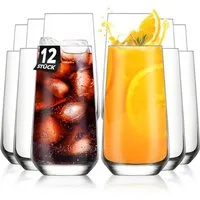 KONZEPT Gläser-Set Trinkgläser-Set, 480 ml, Longdrinkgläser, Cocktailgläser 6/12 teilig, 12-tlg., Ideal für Cocktail, Saft und als Wassergläser