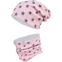 TupTam Beanie TupTam Unisex Kinder Beanie Mütze Schlauchschal Set