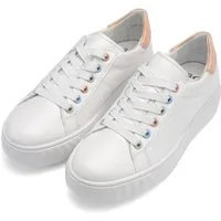 Ara MONACO Plateausneaker Freizeitschuh, Halbschuh, Schnürer mit Kontrastbesatz, H-Weite