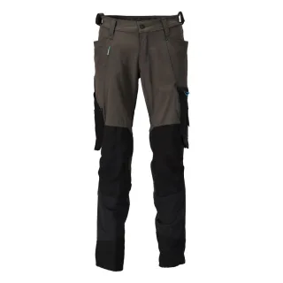 MASCOT Herren Hose mit Knietaschen ADVANCED Dunkelanthrazit / Schwarz 52 - 23179-311-1809-76C52