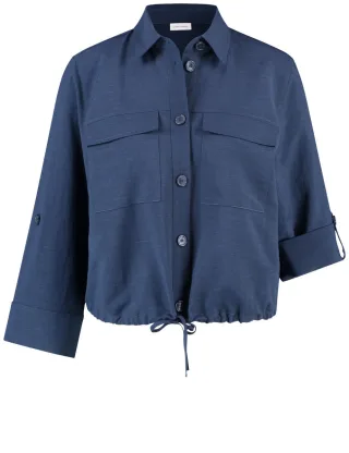 GERRY WEBER Collection - Bluse 3/4 Arm blau - Gr. - 46