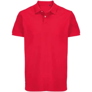 SOLS - "Pacific" Poloshirt Doppelnähte für Herren/Damen Unisex (Volksrot)