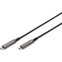 4K USB-C AOC AV-Anschlusskabel schwarz, 10 Meter