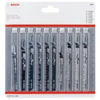 Bosch Accessories Stichsägeblatt Bosch Accessories 2607011169 Stichsägeblatt-Set Wood, 10-teilig 10 St.