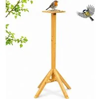 Mucola Vogelhausständer Ständer Vogelhaus Vogelhausständer Vogel Holz Vogelhäuschen Futterhaus, Zubehör für Vogelhäuser, Universell einsetzbar