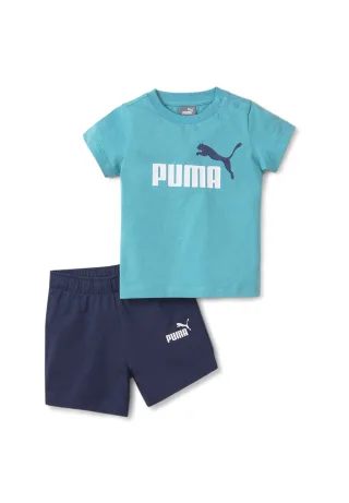 Puma Minicats Tee &amp; Shorts Set blau 845839 61