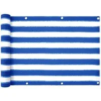 Floordirekt Balkonsichtschutz 90x500 cm, Balkon Sichtschutz mit wetterfestem HDPE-Stoff (Packung, 1-St) Balkonverkleidung für UV-, Wind- & Sichtschutz - creme/beige