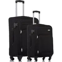 Beibye Weichgepäck-Trolley Set 2-tlg. 64 + 54cm - 4 Rollen - Dehnfalte