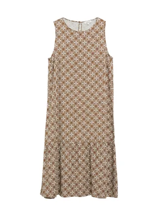 s.Oliver - Kleid braun/beige - Gr. - 36