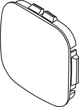 Ideal Standard Griffkappen, quadratisch, Chrom F960868AA