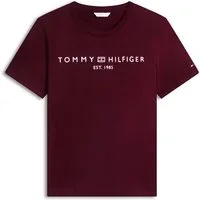Tommy Hilfiger Kurzarmshirt REG CORP LOGO C-NK SS Baumwolle