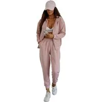 EloModa Jogginganzug Damen Jogginganzug Hoodie & Hose, Made in EU, S - XL (2-tlg)