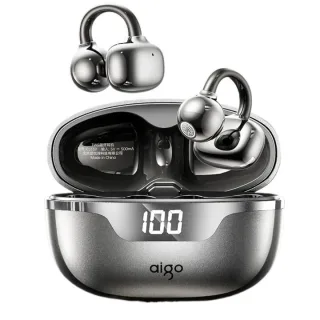 Aigo CJ339 Earclips Headset Wireless bluetooth 6.0 Earphone 10mm Large Moving Coil 720° Spatial Surround Sound Power Dig