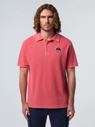 North Sails Polohemd Mit pigmentgefärbtem Finish