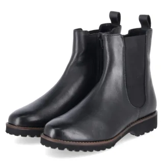 Sioux Chelsea Boots MEREDITH - Gr. 37 - Schwarz - Glattleder