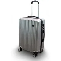 Barut Hartschalen-Trolley Barut Reisekoffer L Modell General Silber, 4 Rollen