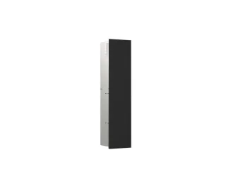 emco WC-Modul asis pure mit Glasfront Türanschlag rechts, Unterputz, 1-türig 730 mm, schwarz matt, 9 975528511