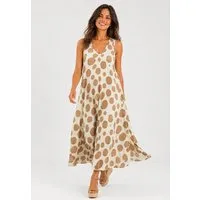 Key Largo Druckkleid WD SPOT v-neck (1-tlg)