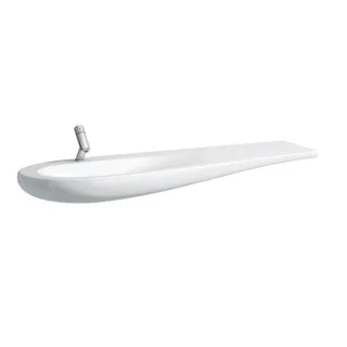 LAUFEN Alessi One Waschtisch 8149714001041 160x50cm, weiß clean Coat, mit Hahnloch