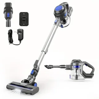 [EU Direct] MOOSOO XL-618A Cordless Vacuum Cleaner, 12 kPa Powerful Suction, Up To 30Mins Runtime, 120W Brushless Motor,