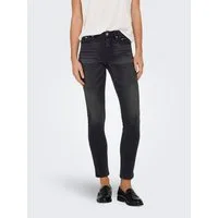 ONLY Skinny-fit-Jeans ONLWAUW MW ZIP SK ANK DNM BOX