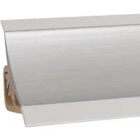 HOLZBRINK Abschlussleiste HOLZBRINK Küchenabschlussleiste Küchenleiste Aluminium 23x23mm 50 cm, selbstklebend, PVC, 1-St., Aluminium Wandabschlussleiste Arbeitsplatten 23x23mm 50 cm