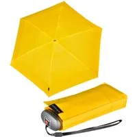 Knirps® Taschenregenschirm Mini-Schirm Travel klein leicht kompakt, mit UV-Schutz in sommerlichen Farben