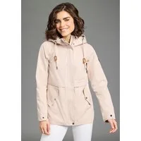 KangaROOS Outdoorjacke Übergangsjacke gefütterte Kapuze, Kordelzug, Klappentaschen
