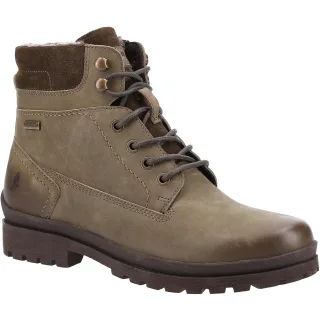 Hush Puppies Womens/Ladies Annay Leder Kampfstiefel (Khaki)