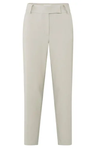 Yaya - Hose mit hoher Taille beige - Gr. - 38