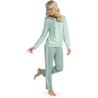 Consult-Tex Hausanzug Damen Hausanzug Homewear Suit DW100Lind (Spar Set) Mit Reißverschluß